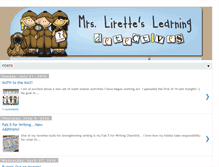 Tablet Screenshot of mrsliretteslearningdetectives.com